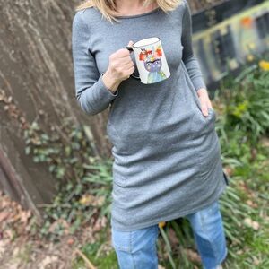 Wool& Wooland Margo size S small, charcoal gray grey